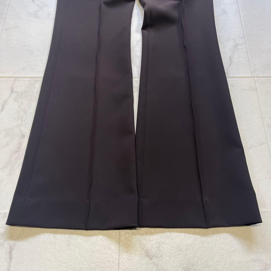 極美品　BOSCH パンツスーツ　テーラードジャケット　40/38 ブラウン