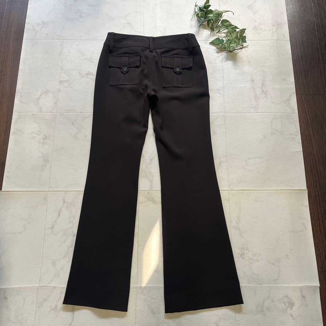 極美品　BOSCH パンツスーツ　テーラードジャケット　40/38 ブラウン