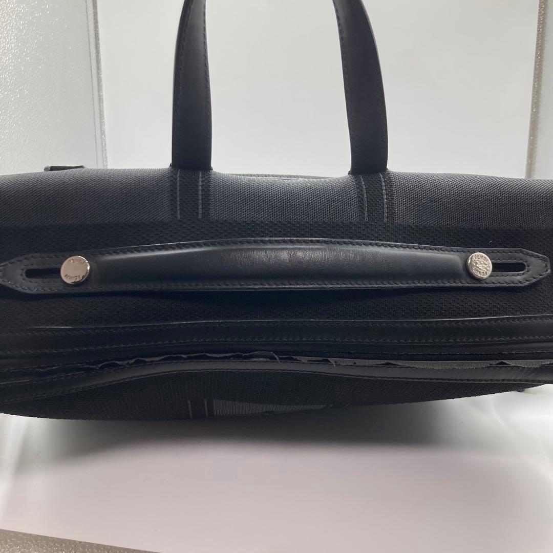 FENDI フェンディ 7VA400 ロゴ メッシュ ビジネスバッグ