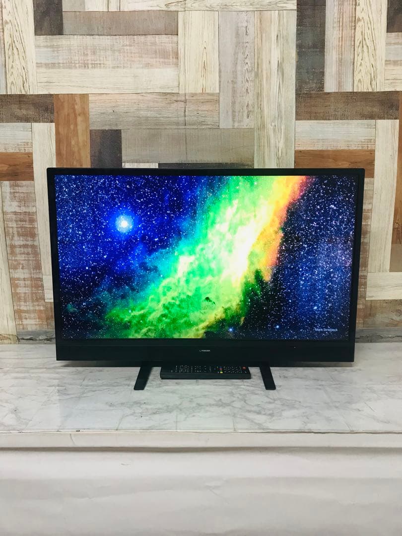 即日受渡❣️全国送料込マクスゼン32型液晶テレビ外付けHDD録画可.新品リモコン付