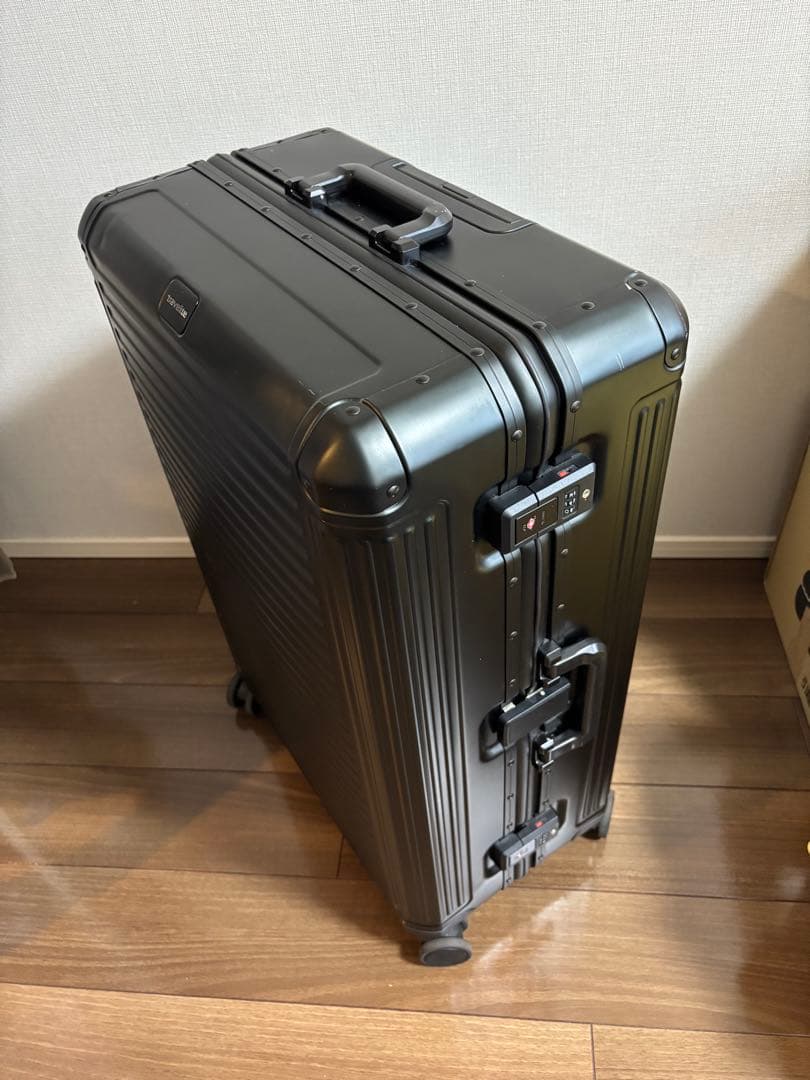 トラベライト スーツケース アルミフレーム Lサイズ 100L ブラック