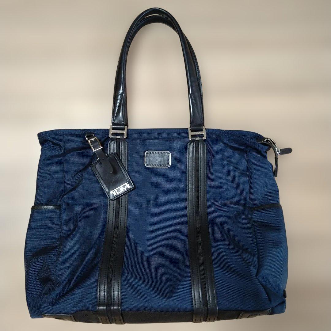 【お値下げ】TUMI ネイビー トートバッグ