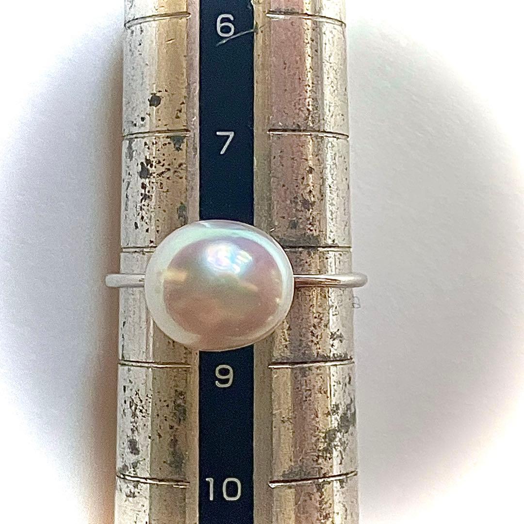 k18WG 白蝶芥子　リング