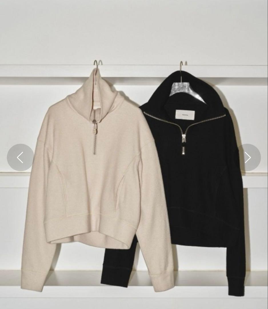 TODAYFUL トゥデイフル ハーフジップウールプルオーバー