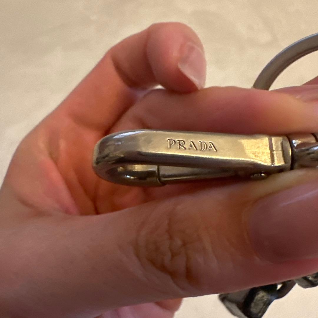 《美品》PRADA プラダ ロボットチャーム キーホルダー 2AR240