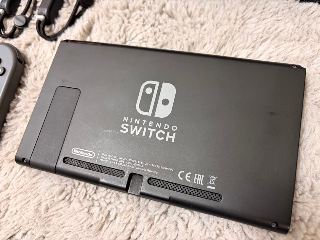 Nintendo Switch グレー 本体 完品 SDカード256GB付き