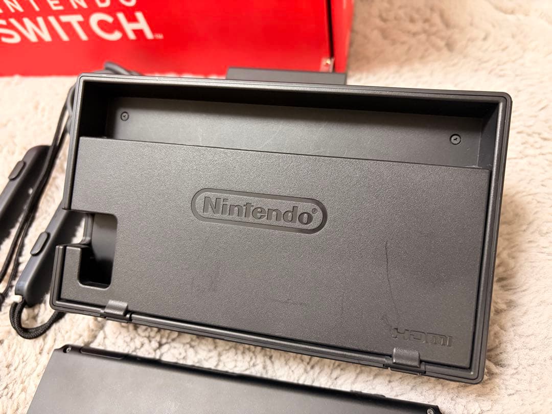 Nintendo Switch グレー 本体 完品 SDカード256GB付き