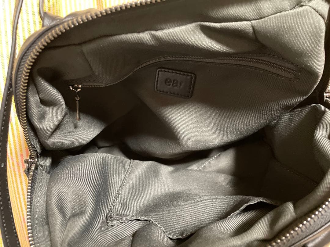 イア パピヨネ　コロンボストンバッグ ブラック