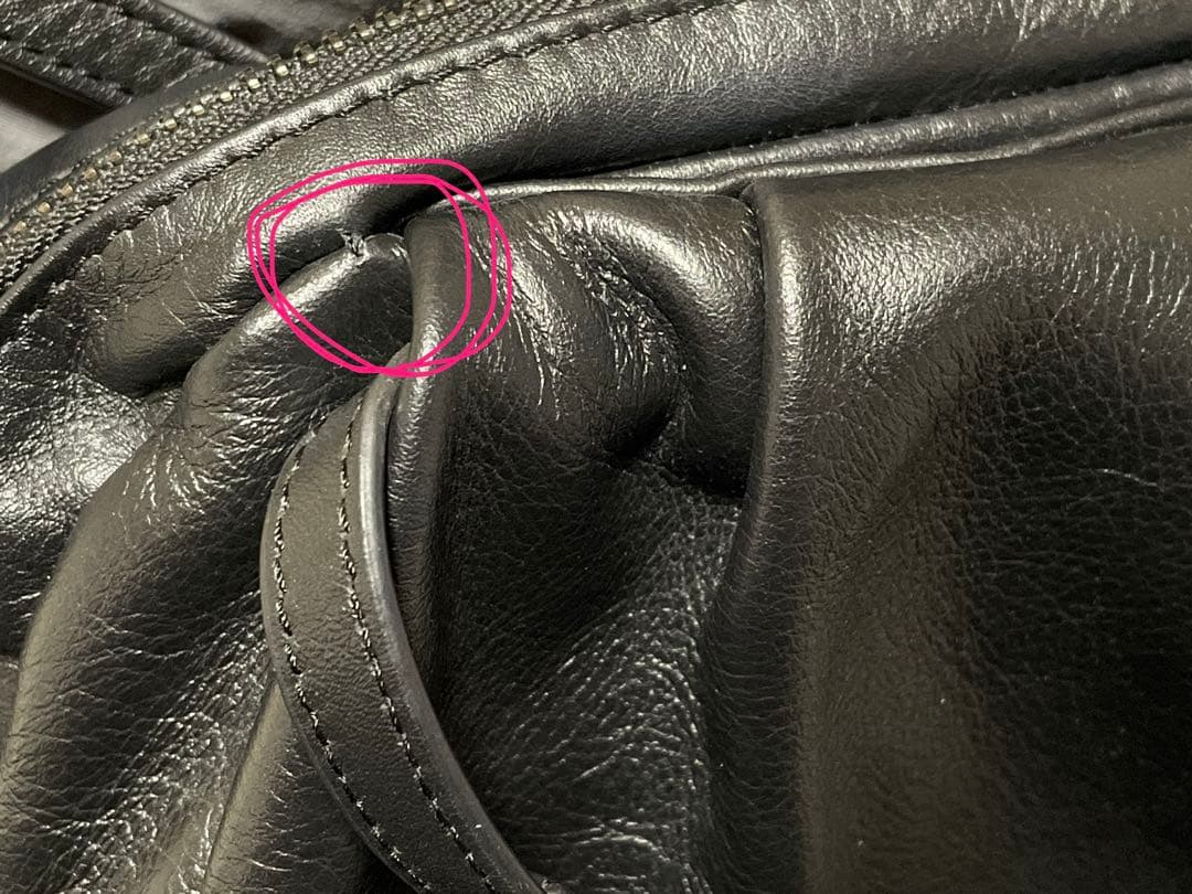 イア パピヨネ　コロンボストンバッグ ブラック