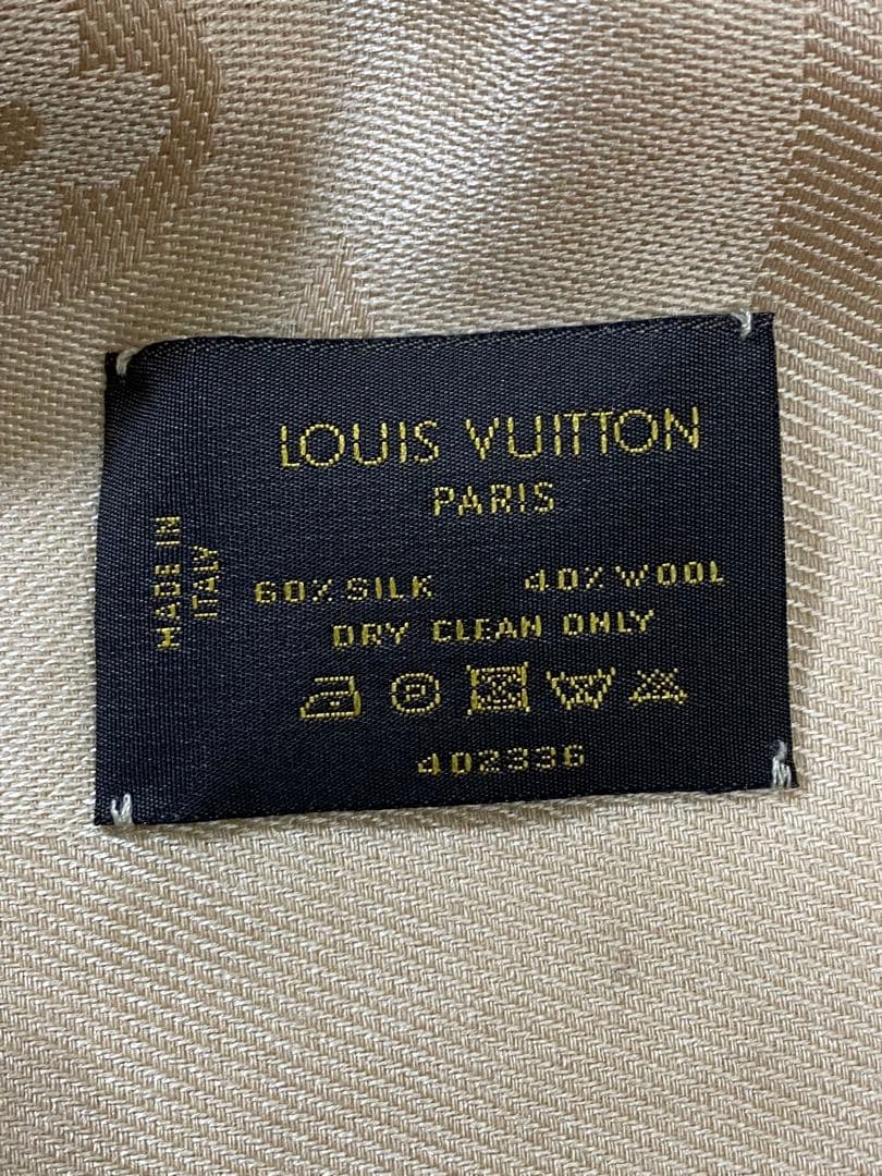 sh2303 Louis Vuitton ベージュ ストール　ルイヴィトン