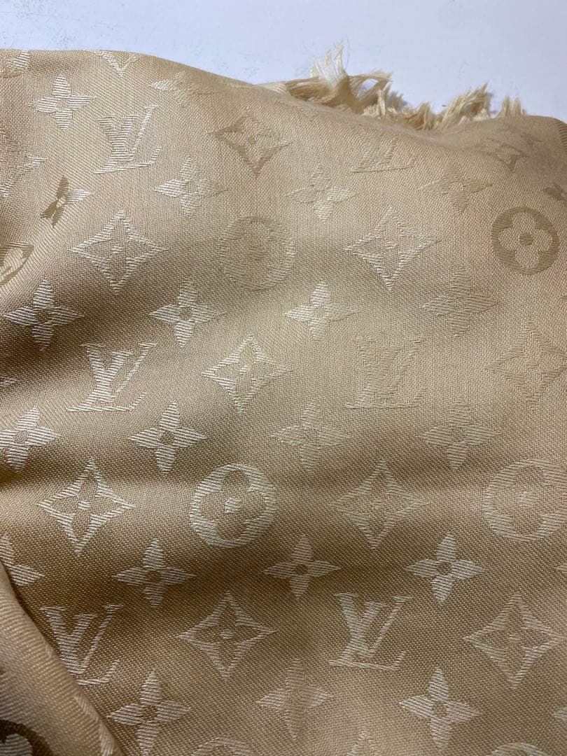 sh2303 Louis Vuitton ベージュ ストール　ルイヴィトン