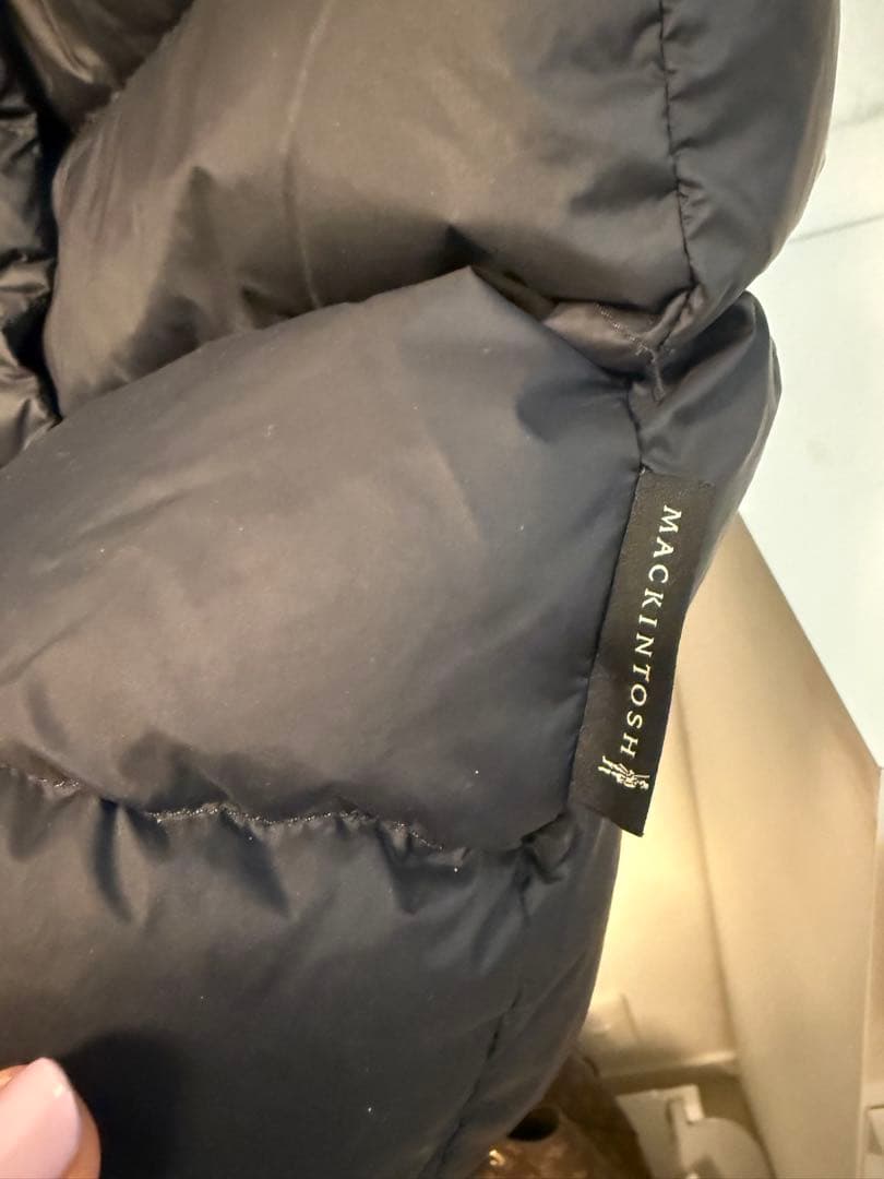 マッキントッシュ　ダウンコート　ジャケット　ブランドダウン　ブラック