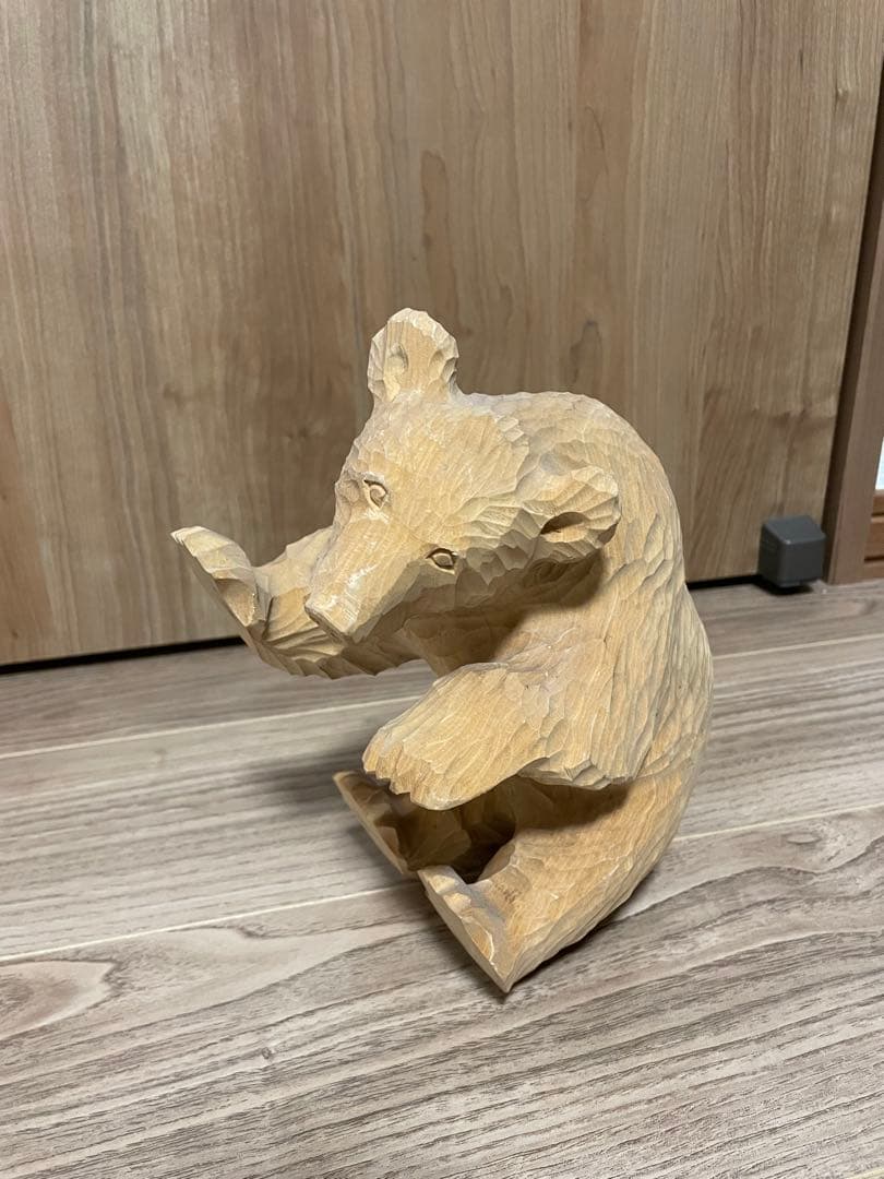 木彫り　熊　伊藤幹男