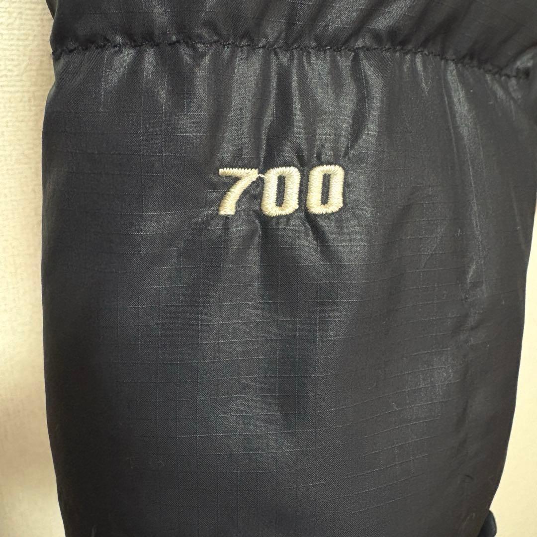 90s ノースフェイス ヌプシ ダウン 700 ブラック メンズS ヴィンテージ