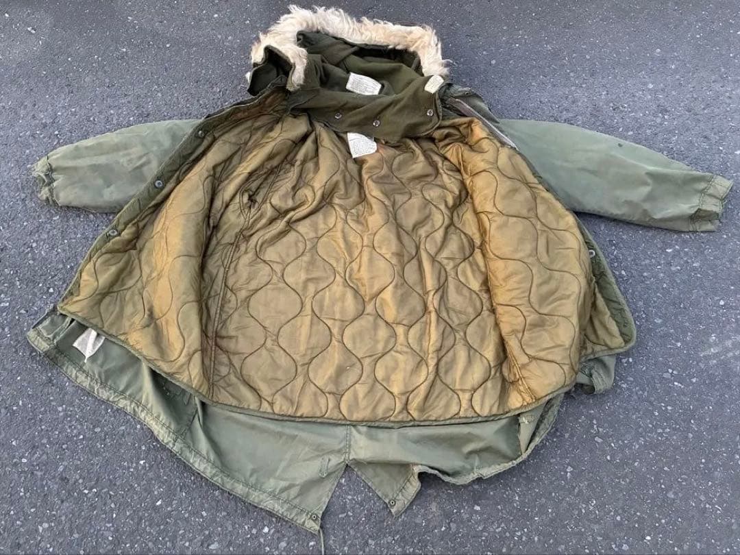 【米軍実物】72y M65 77yライナー付き 83yフード アルミジップ