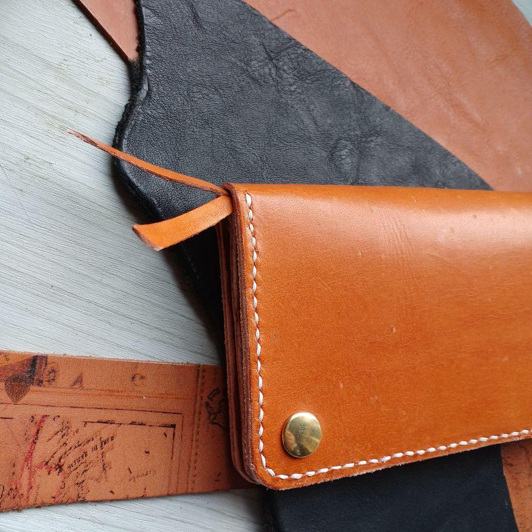 トラッカーウォレット　ロング　キャメル