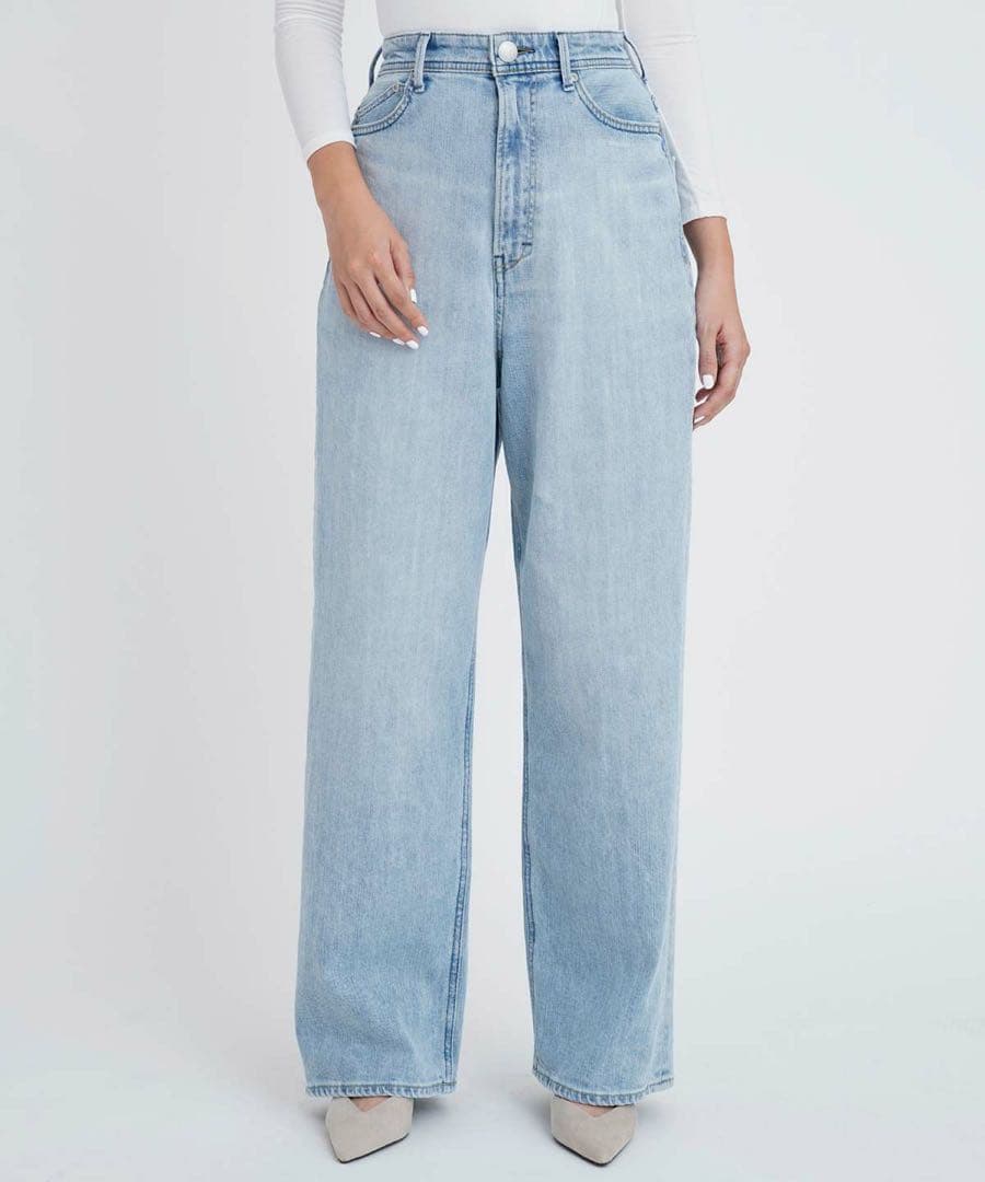 新品タグ付き YANUK JOAN / FVS ルーズストレート デニム 23