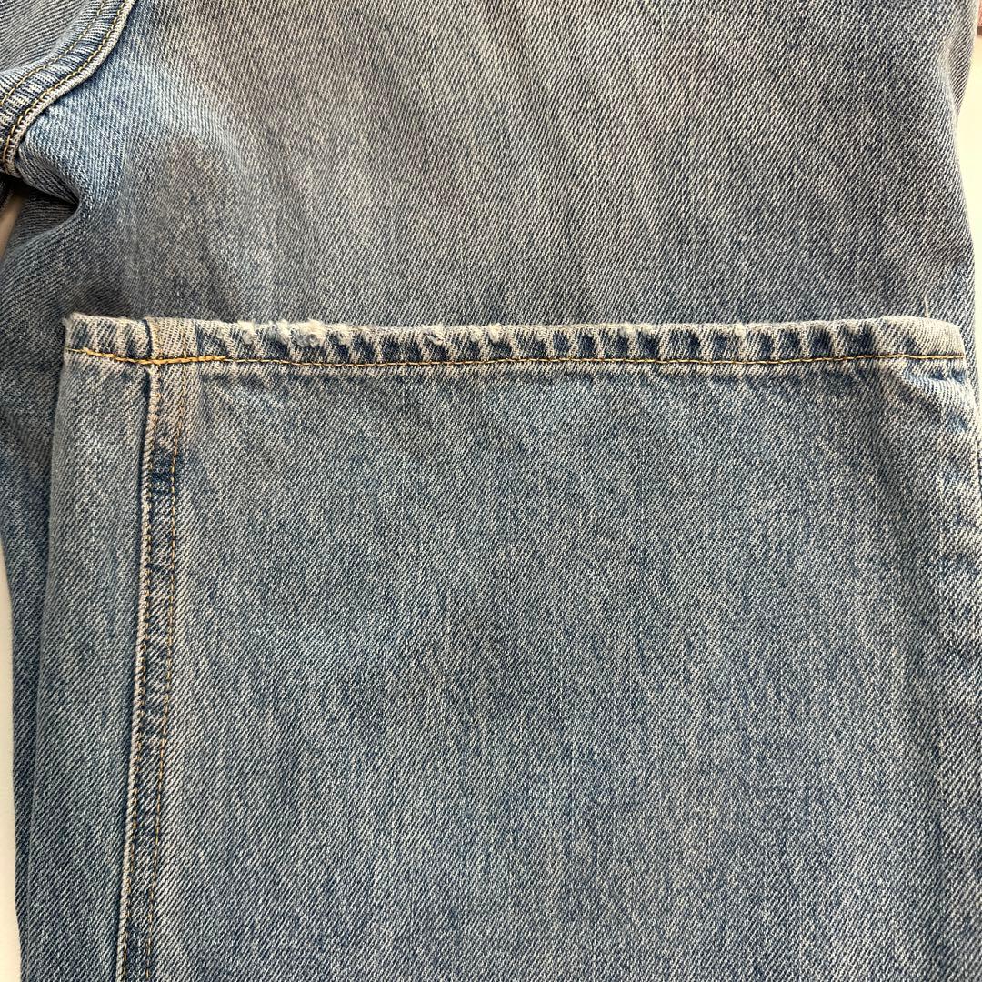 moussy クロスウエストワイドストレートデニム　ライトブルー 1