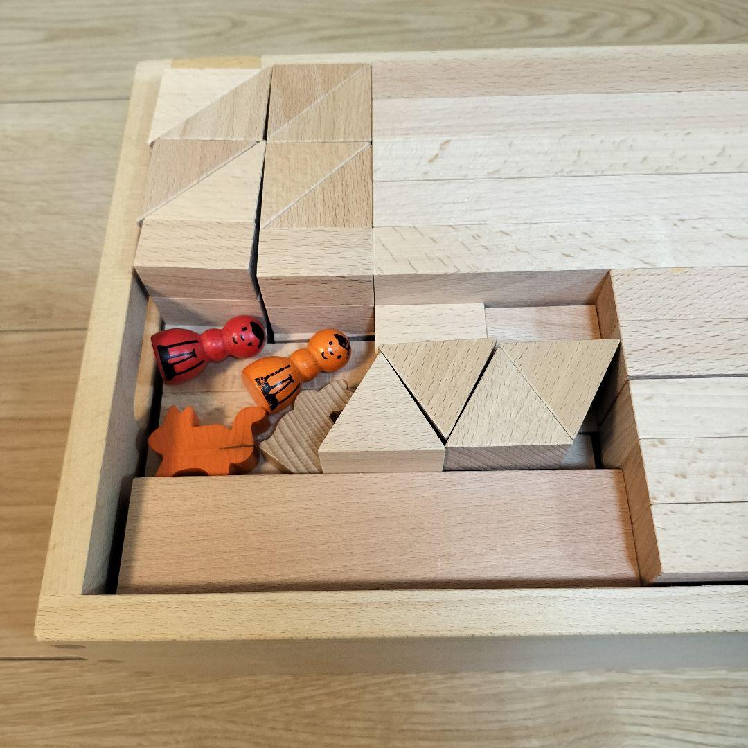 小さな大工さん 積み木セット 収納ボックス付き