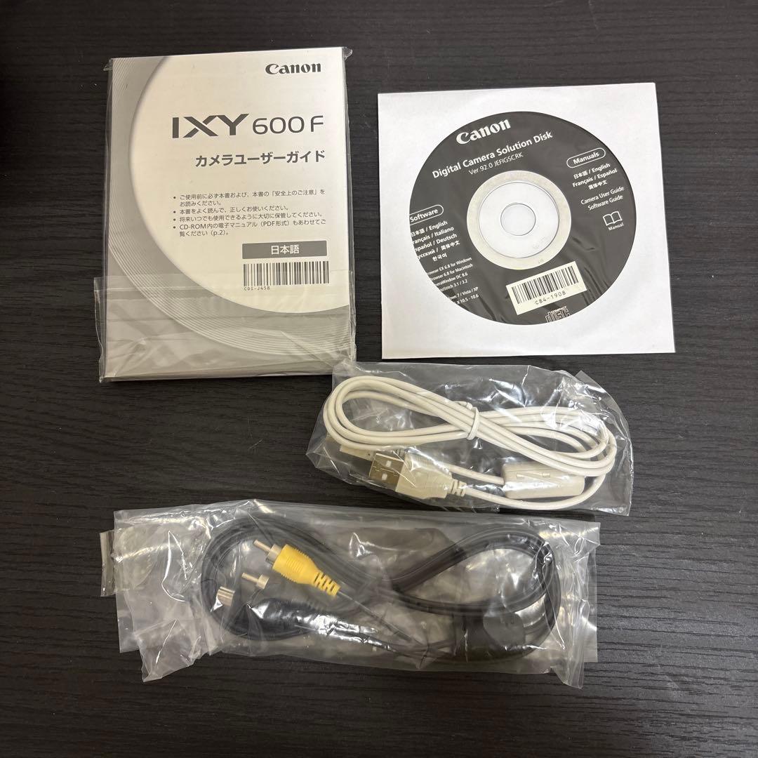 【動作確認済】 Canon IXY パープル 本体と付属品