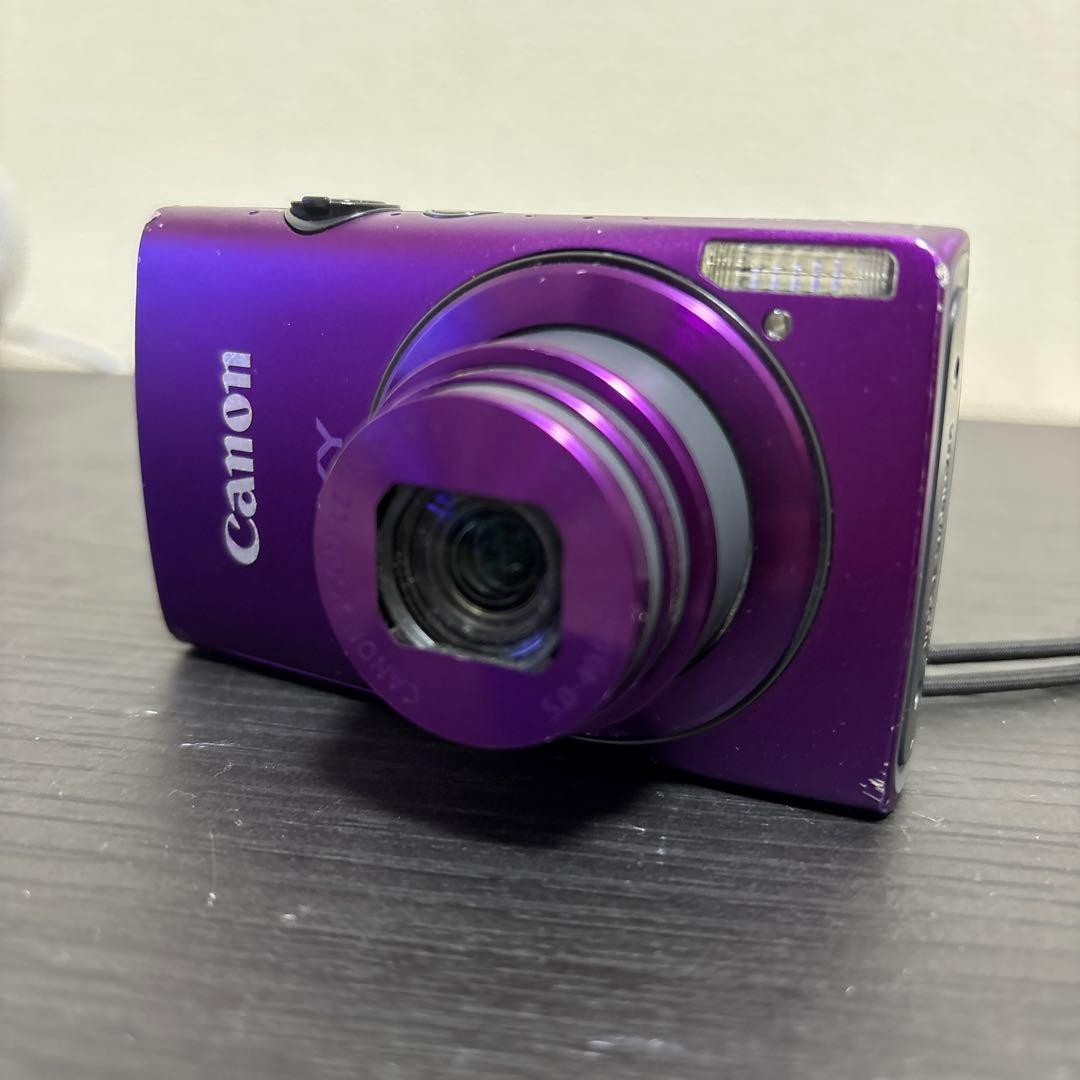 【動作確認済】 Canon IXY パープル 本体と付属品