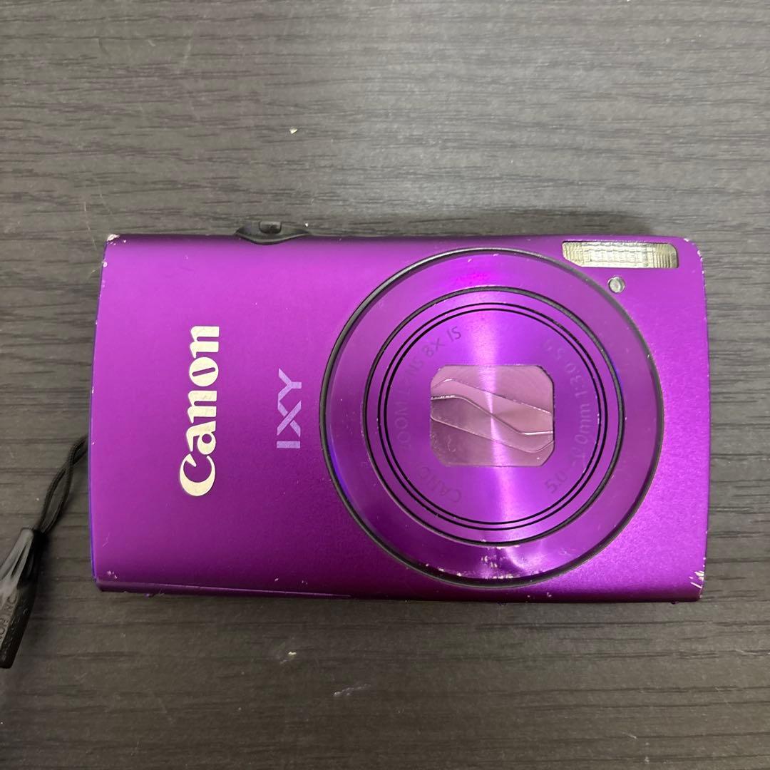【動作確認済】 Canon IXY パープル 本体と付属品