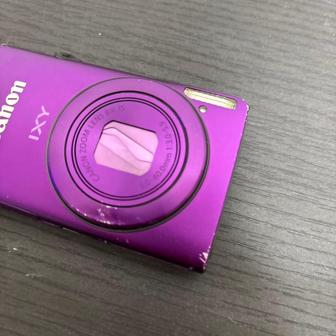 【動作確認済】 Canon IXY パープル 本体と付属品