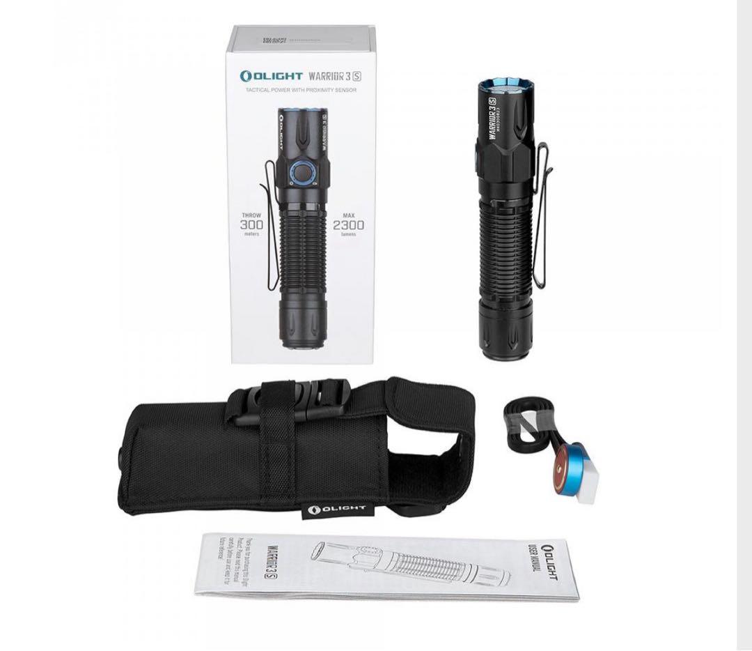 オーライト　Olight Warrior 3S 2300ルーメン　ブラック　防災