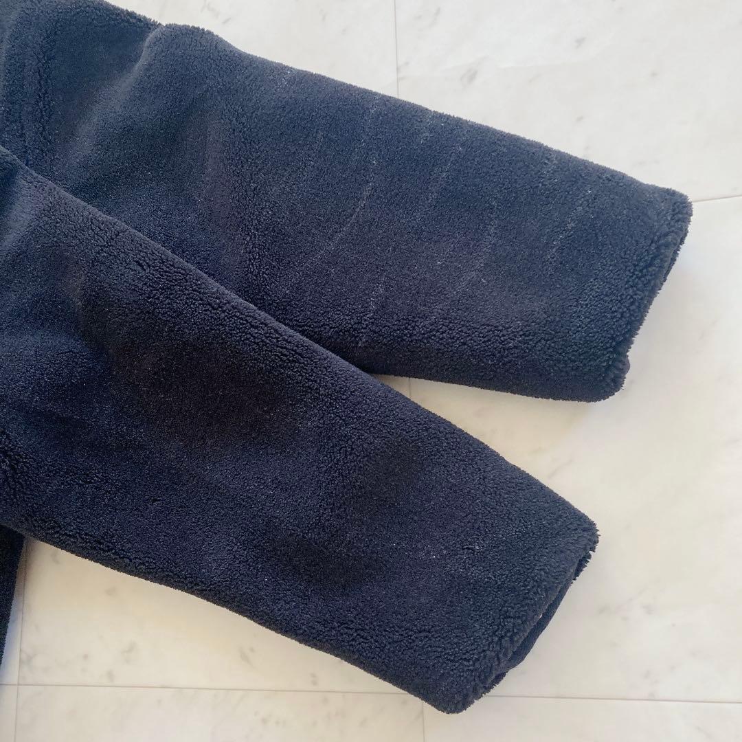 タイオン×ノーリーズ　ミリタリーリバーシブルショートダウン 黒