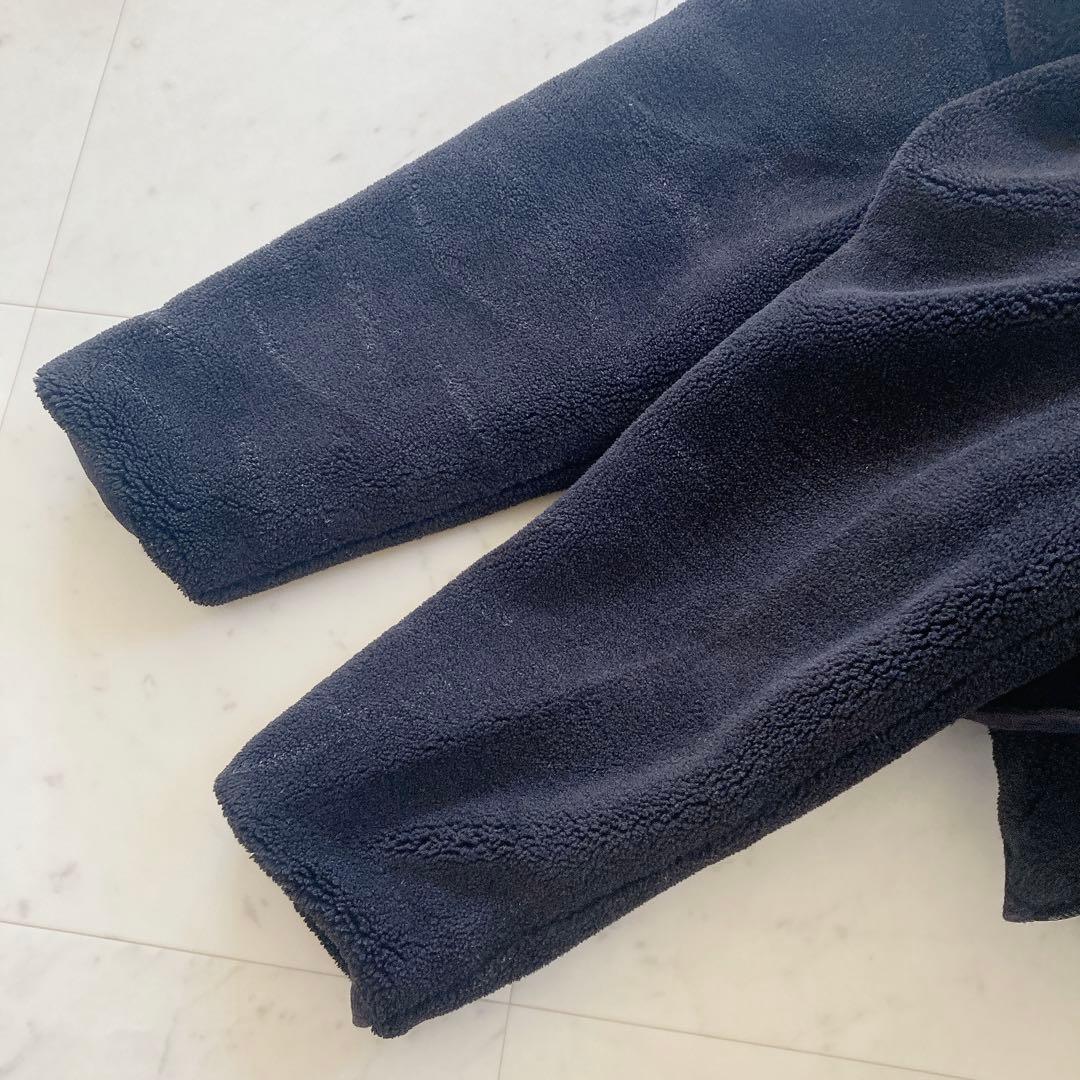 タイオン×ノーリーズ　ミリタリーリバーシブルショートダウン 黒