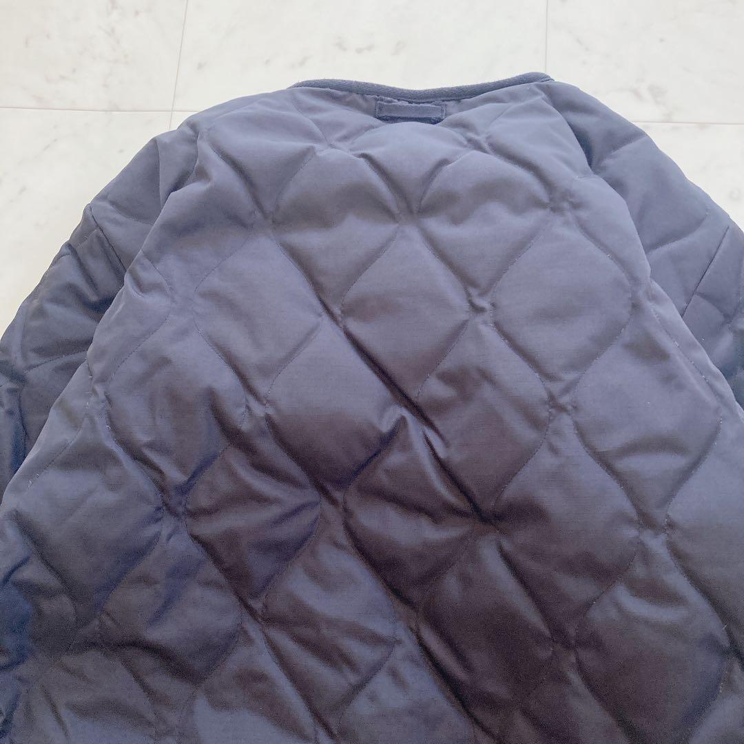 タイオン×ノーリーズ　ミリタリーリバーシブルショートダウン 黒