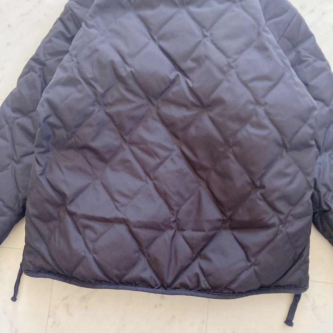 タイオン×ノーリーズ　ミリタリーリバーシブルショートダウン 黒