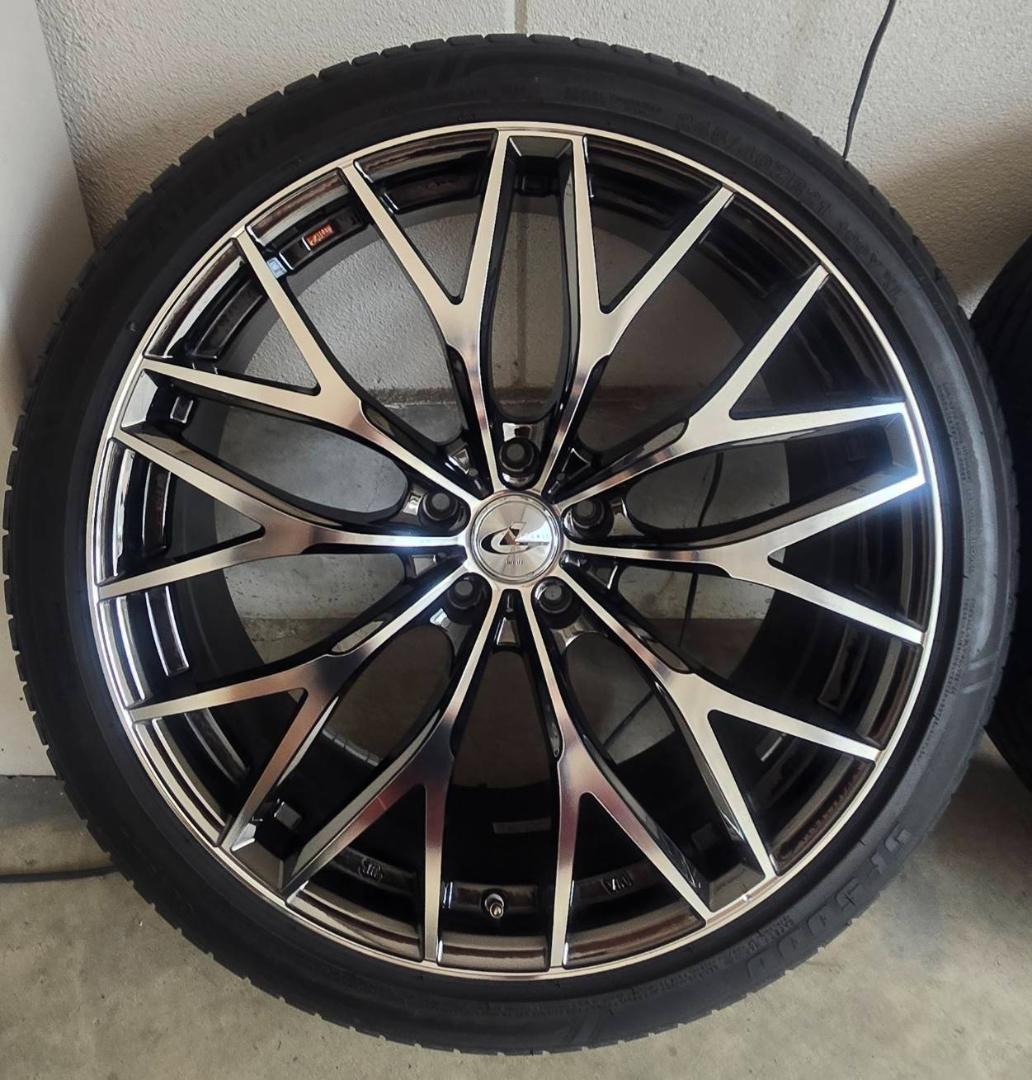 【送料込み】Weds レニオスMX 21inch×4本 タイヤ付き ！！