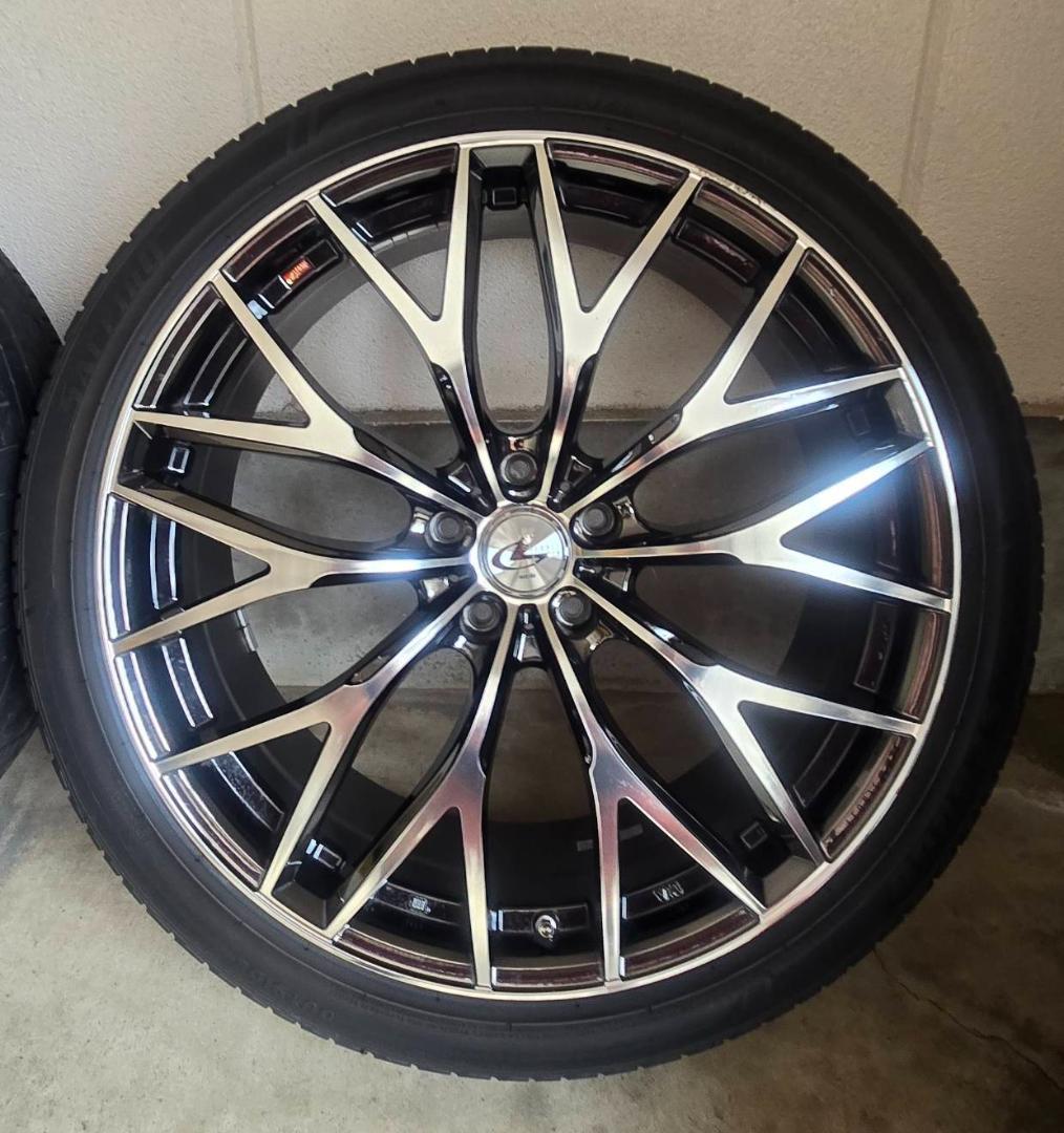 【送料込み】Weds レニオスMX 21inch×4本 タイヤ付き ！！