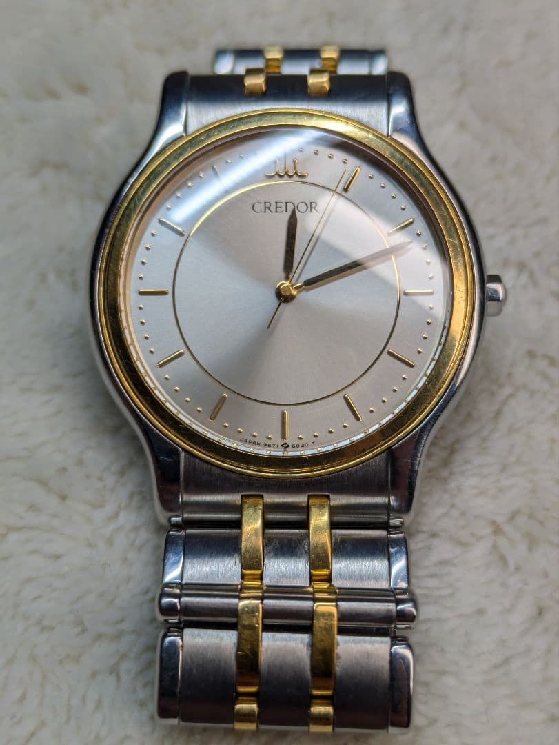 セイコー　クレドール　18KT　BEZEL　CREDOR　18金