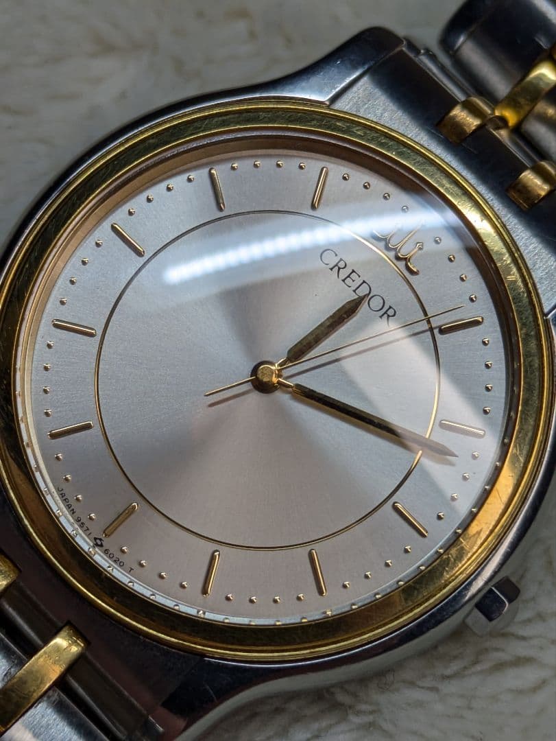 セイコー　クレドール　18KT　BEZEL　CREDOR　18金