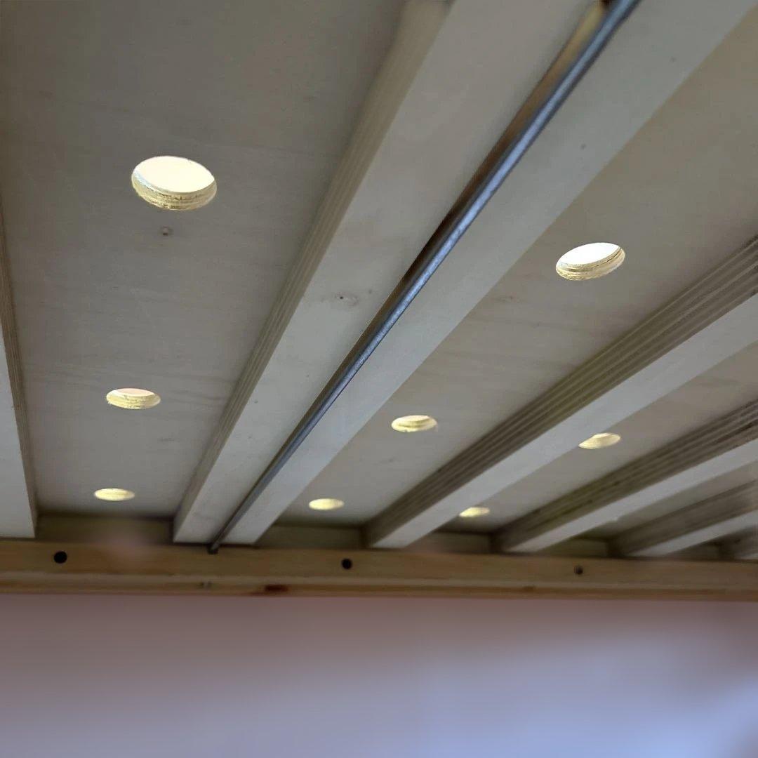 無印良品　パイン材ミドルベッド シンプルデザイン