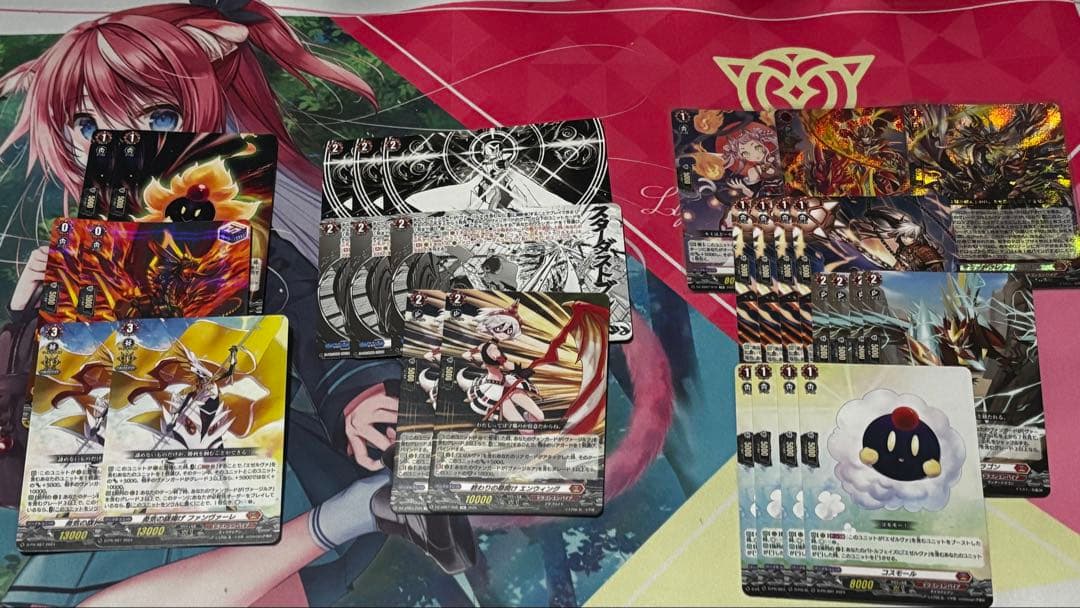 ヴァンガード　ヴァージルア　デッキ　スリーブ付き