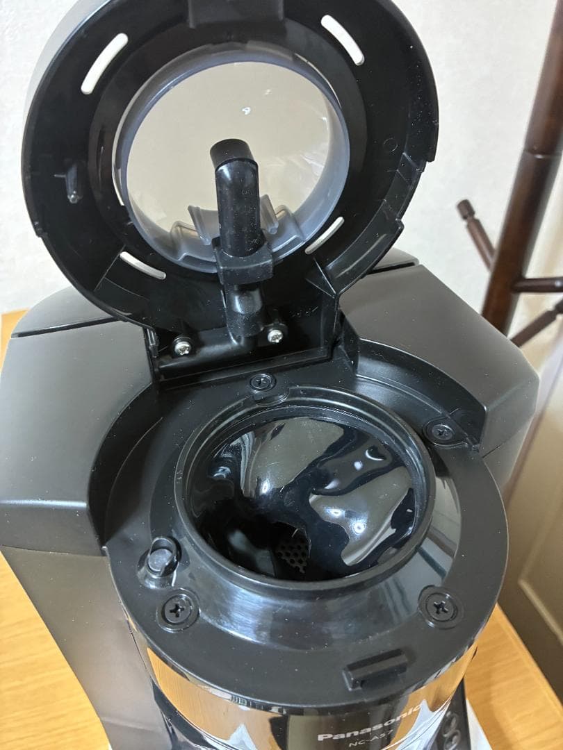 パナソニック NC-A37 豆を挽き付全自動 コーヒーメーカー ブラック 箱あり