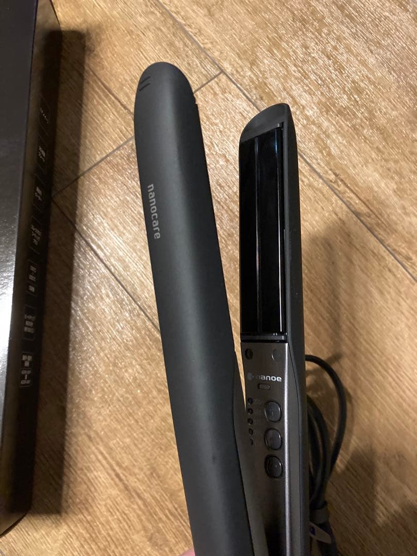 【極美品】パナソニック ヘアアイロン ナノケア 黒 EH-HS0J-K