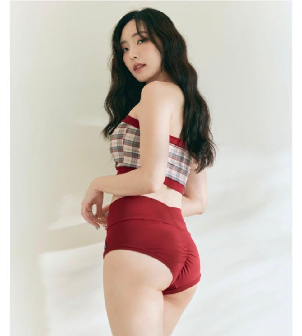 k*o様 ポールダンス　ブラトップ ショートパンツ セット　チェック　ピンク　黒