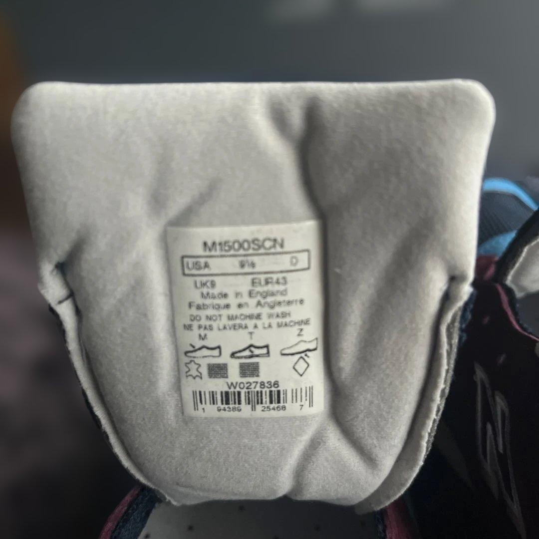 『新品、未使用』メイドインイングランドNew Balance1500日本未発売