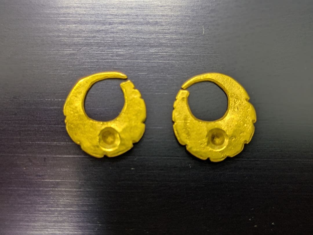 m*a様 定価約30万☆ビンゴブラザーズ 両耳ピアス 24Kゴールド 星×月桂樹