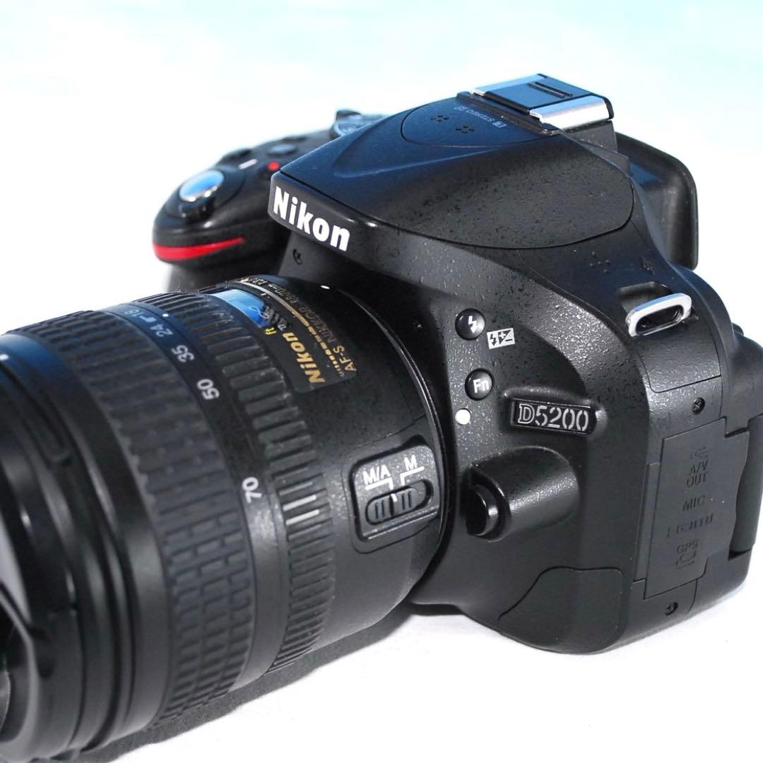 Nikon D5200 レンズキット 18-70mm おまけ多数 即撮影OK