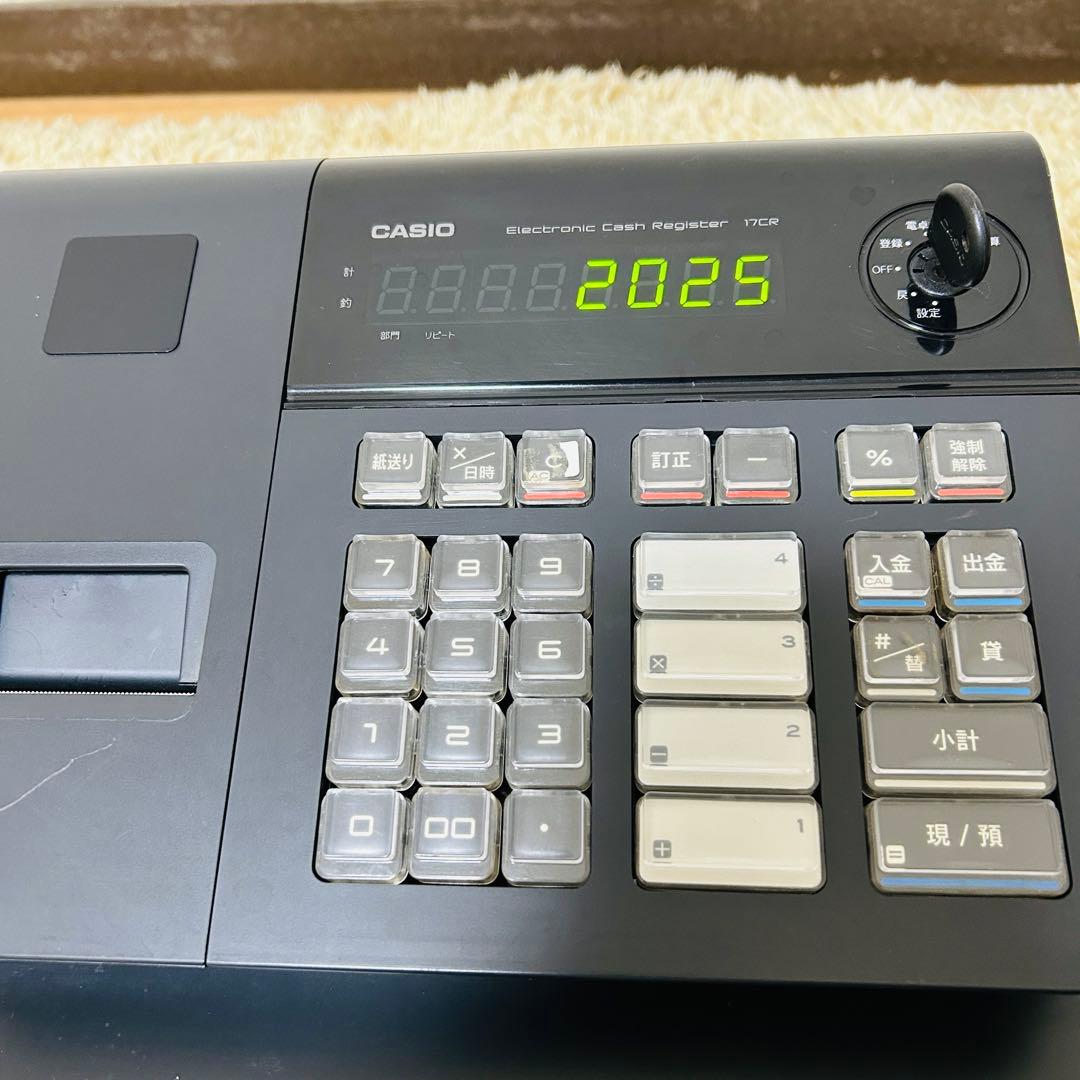 【美品】CASIO コンパクトレジスター 17CR