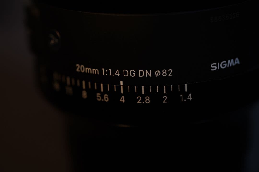 Sigma 20mm F1.4 DG DN SONY Eマウント