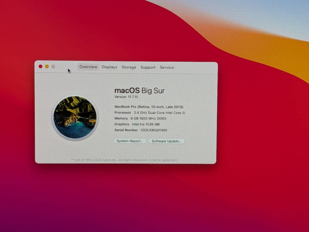 MacBook Pro Retina A1502 Late 2013 (箱付き)