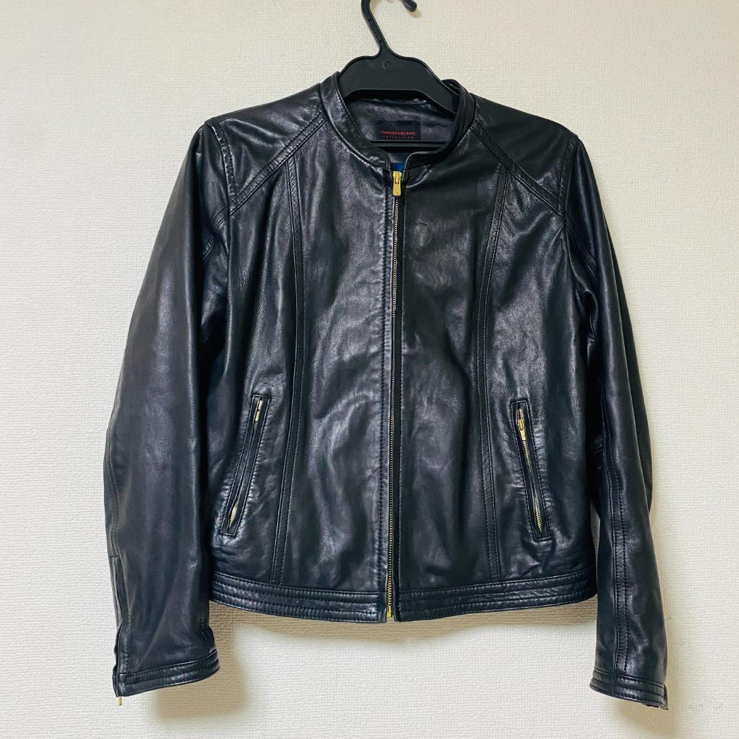 TOMORROWLAND ライダース シングル ラムレザー Lサイズ ブラック