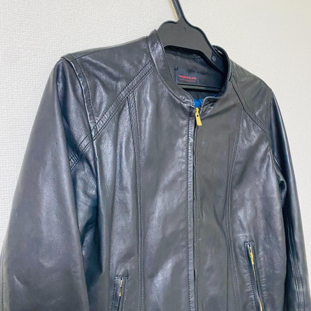 TOMORROWLAND ライダース シングル ラムレザー Lサイズ ブラック
