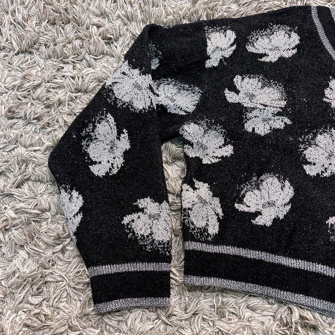 タグ付き✨グレースコンチネンタル ラメフローラルニットトップ